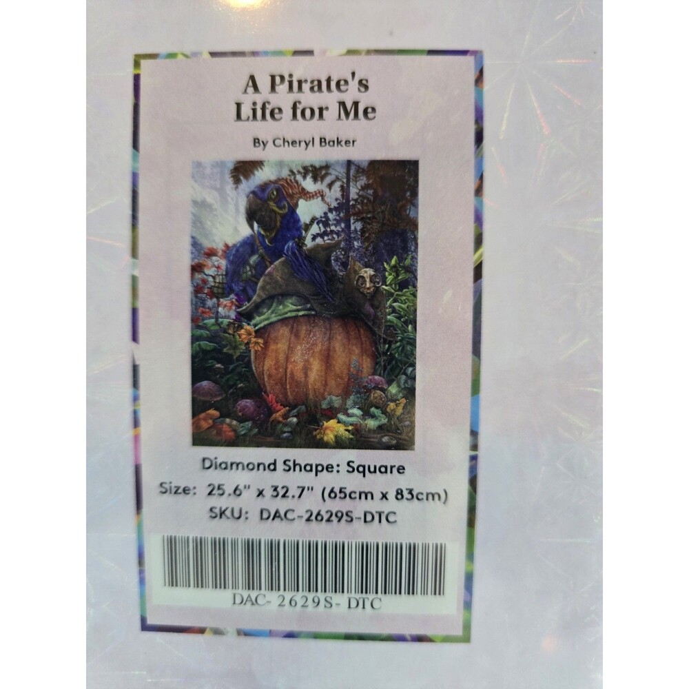 Diamond Art Club A Pirate’s Life for Me Cheryl Baker Square DAC 25.6x32.7 NEW